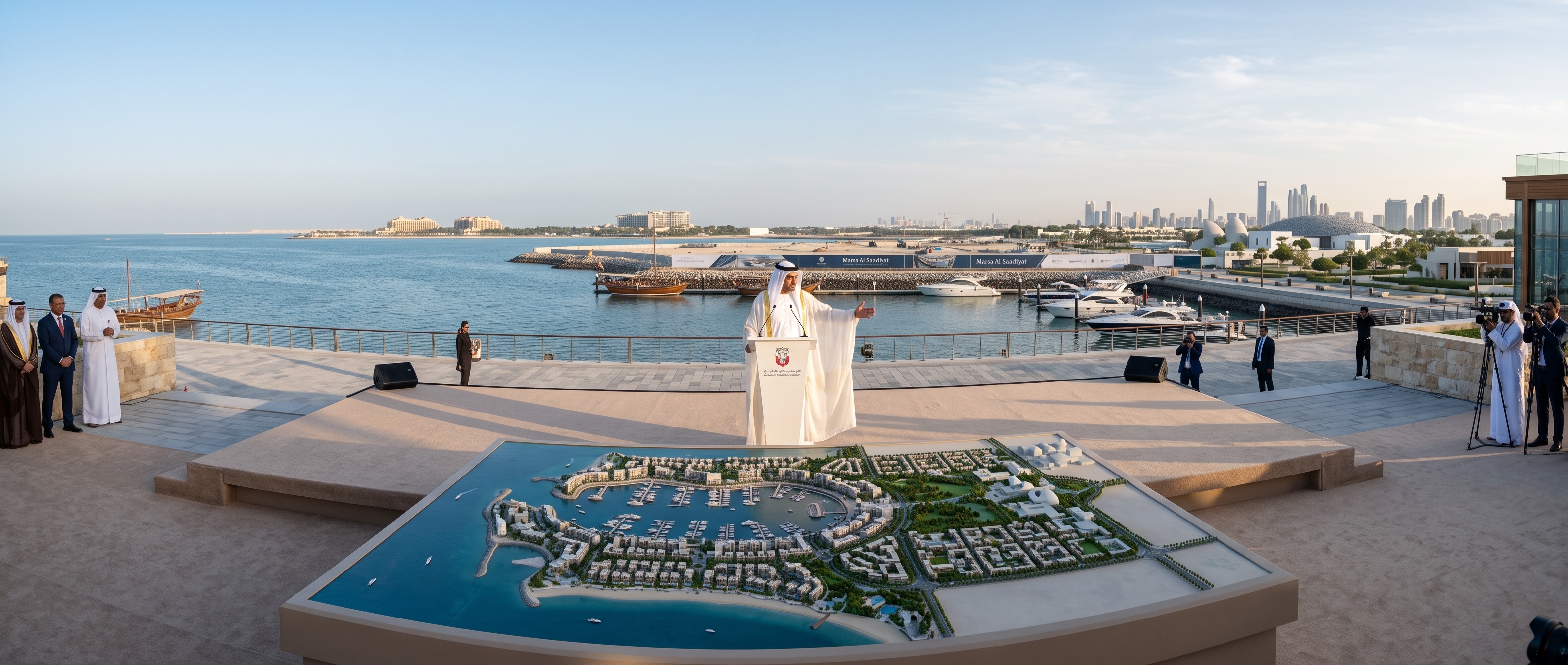 Sheikh Khaled Unveils $27.23 Billion Marsa Al Saadiyat Project