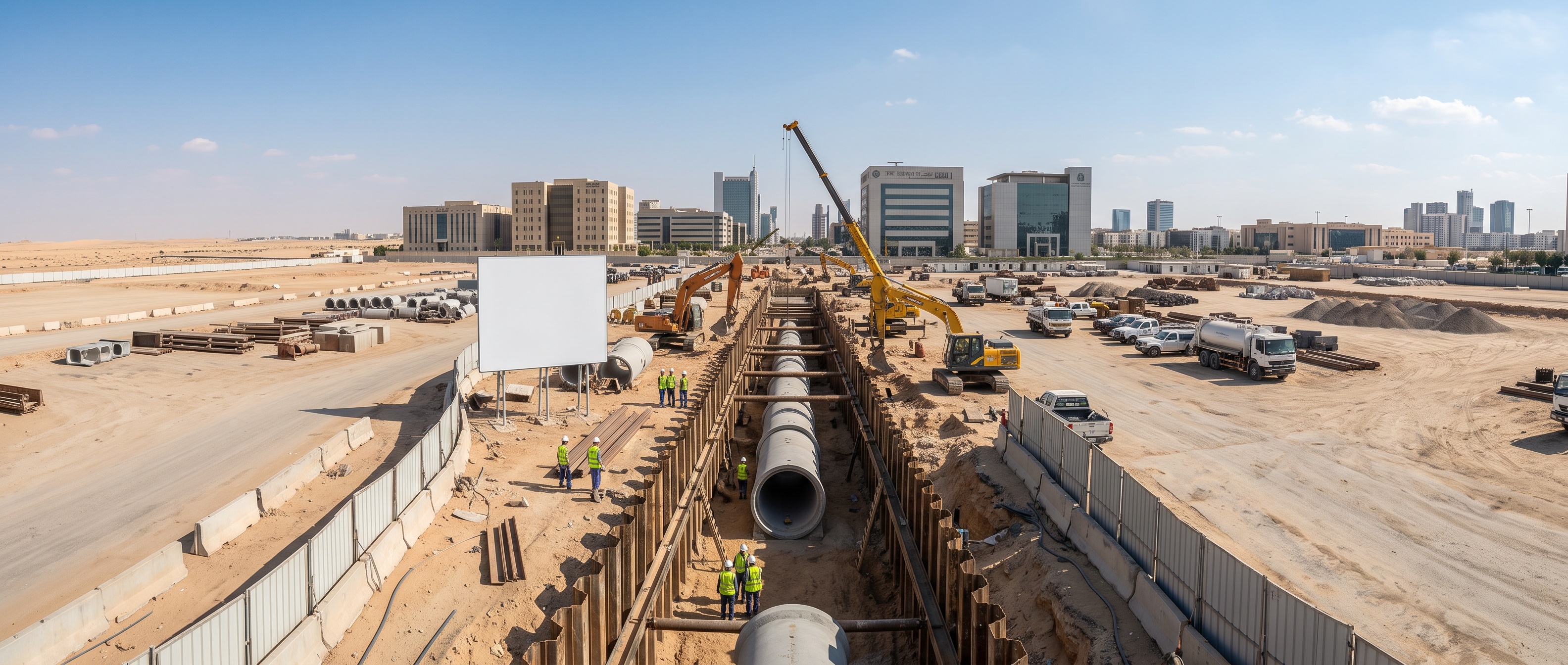 Alkhorayef Secures Major Sewage Network Contract in Riyadh