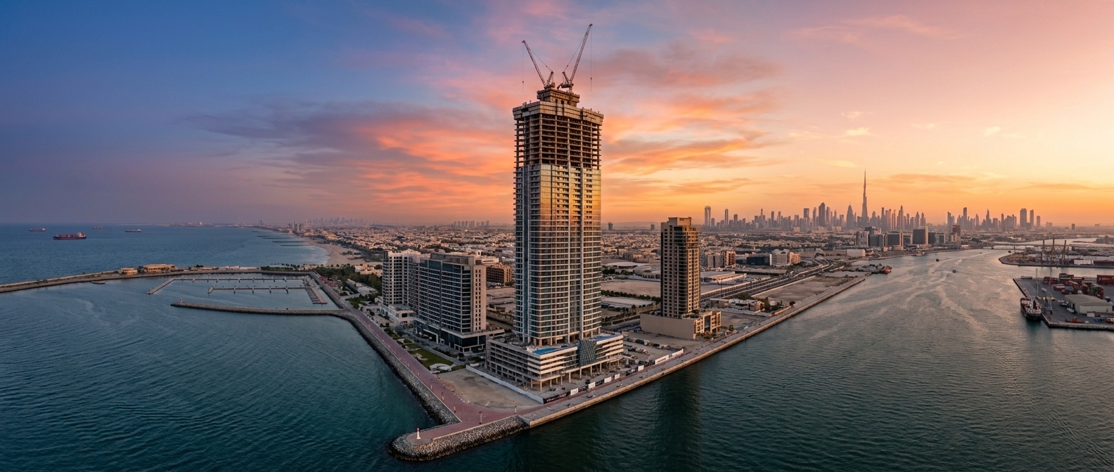 DAMAC says Dubai projects avoided supply chain hit as Harbour Lights tops out