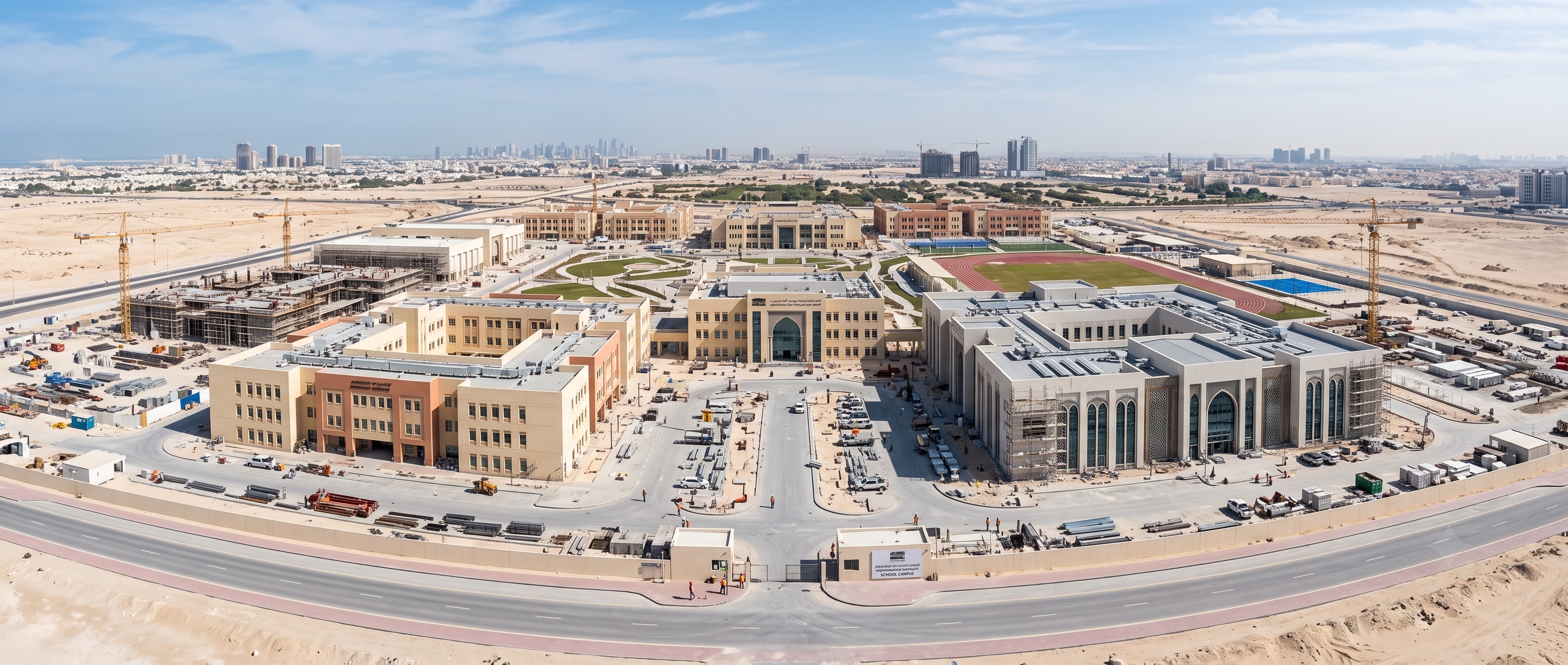 Ashghal Reviews 80% Completion of QR4.5bn School Project in Qatar